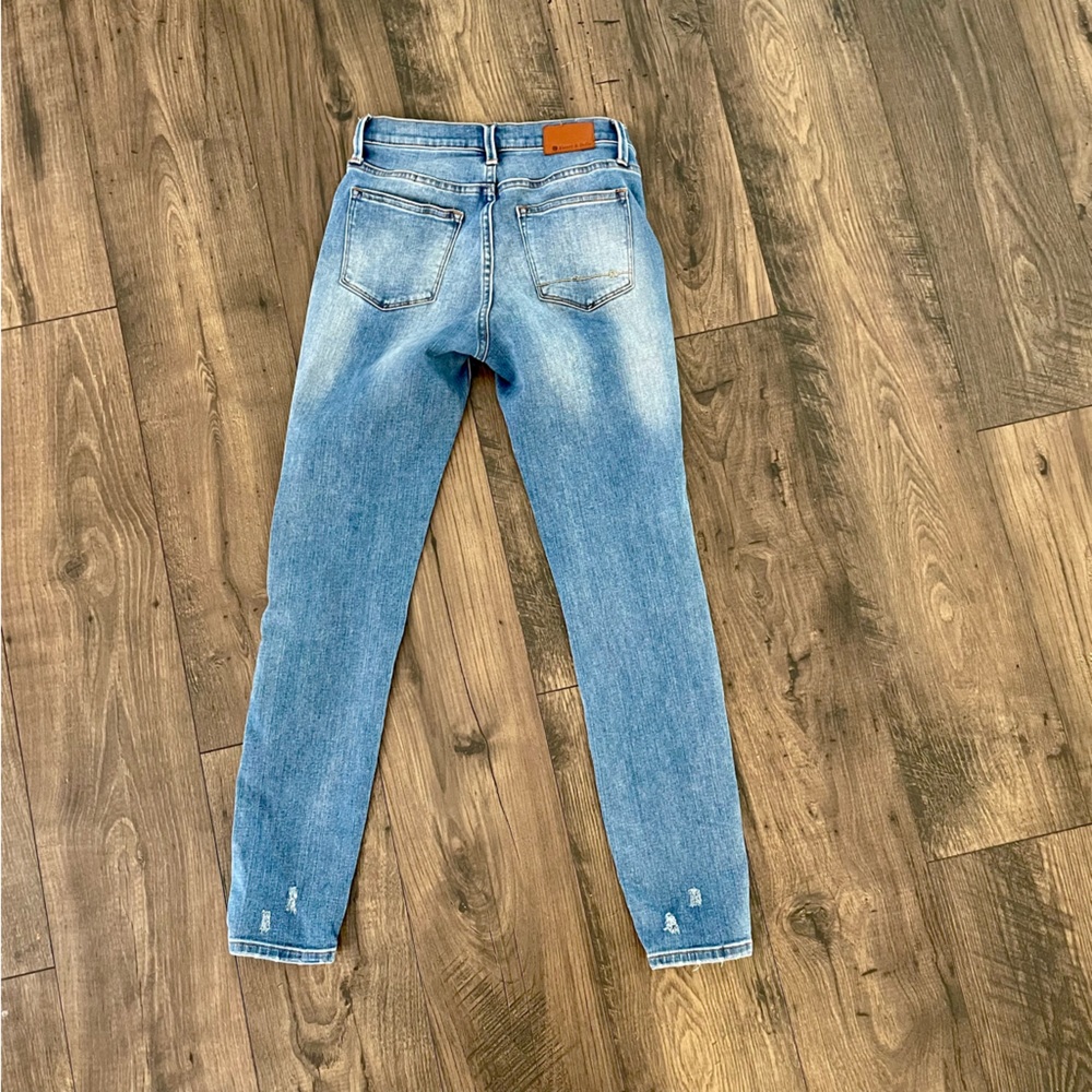 Henry & Belle High Waisted Super Skinny Ankle Medium Wash Denim Jeans - Picture 2 of 7